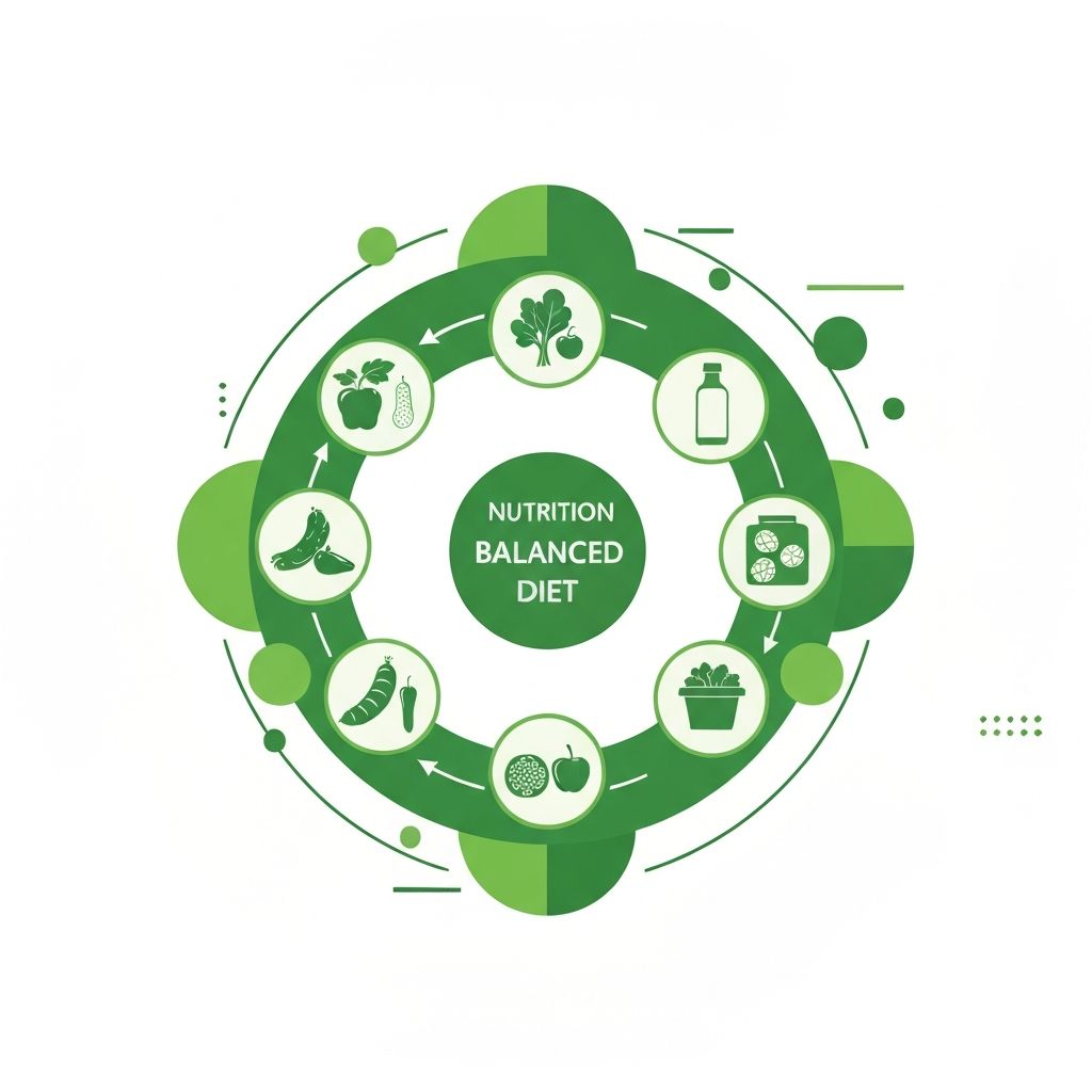 Infografik nutrisi harian